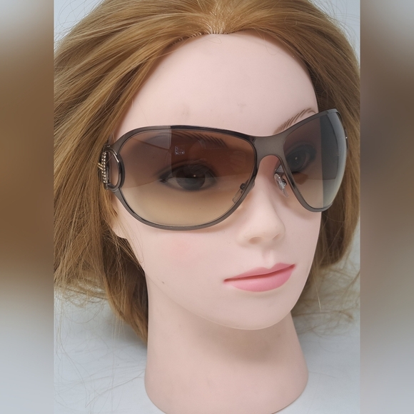 Gucci Sunglasses GG2737STRASS Vintage Y2K Horsebit Diamonds Wrap Brown 69-14-115 - Picture 5 of 16